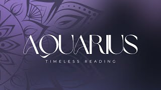 AQUARIUS LOVE: Someone you stopped talking to! I think you want to hear this  Timeless Reading