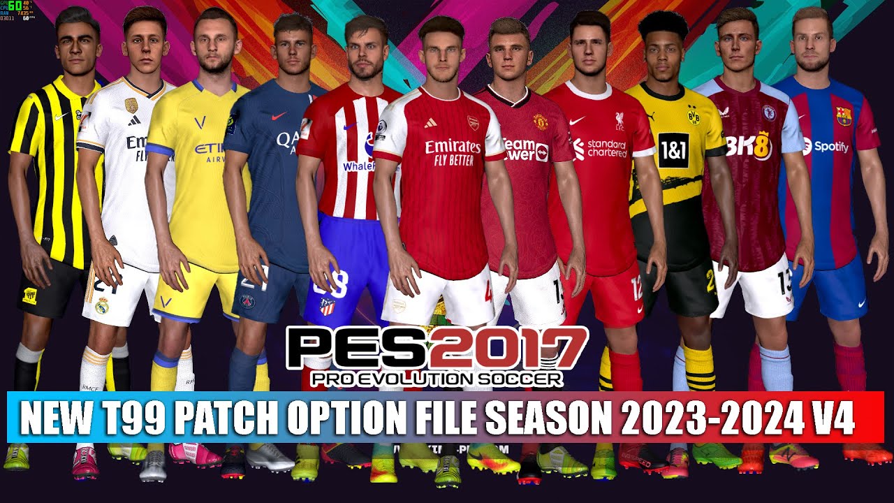 PES 2017 New Seasons Patch 2023/2024 