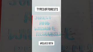 Types of forests #class10 #forest #geography #boards2026 #facts #wildlife #resources