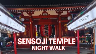 Walking to Sensoji Temple at Night