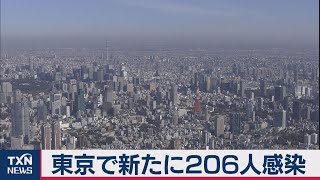 東京で206人の感染確認　３日連続200人超え（2020年7月11日）