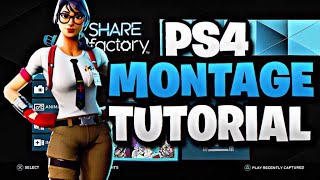 How I Edit Fortnite Videos on PS4 (SHAREfactory Tutorial)