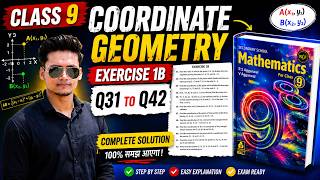 class 9 ex 1b q31 to q42 coordinate geometry class 9 new syllabus rs aggarwal class 9 chapter 1