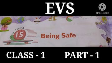 Class:- 1, Subject:- EVS, Chapter:- 15, Being Safe. Part:- 1