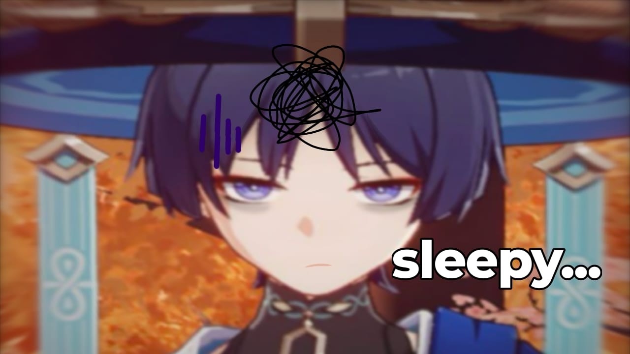 tell me why i thought genshin co-op at night was a good idea...