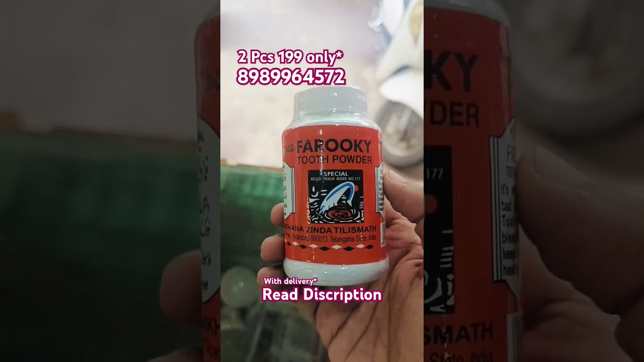 farooky tooth powder review