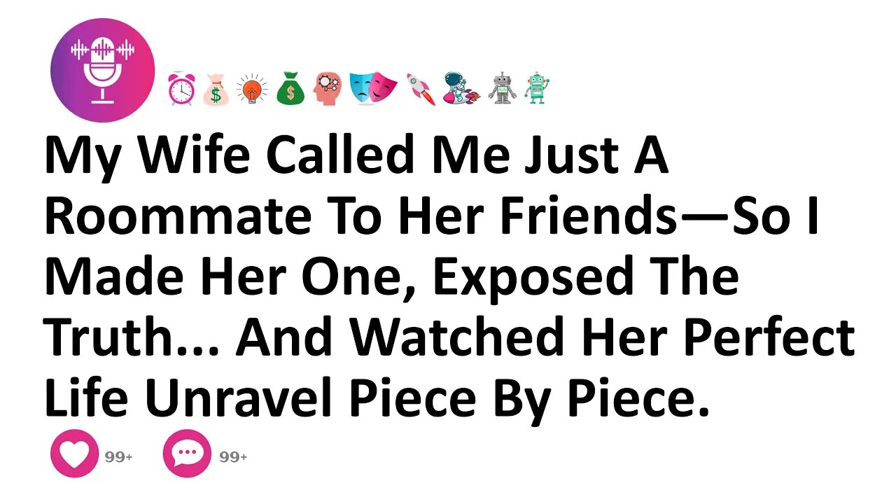 My Wife Called Me Just A Roommate To Her Friends—So I Made Her One, Exposed The Truth...