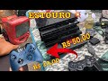 CAÇADA GAMER #78 controle Xbox por 10,00 pilha de ps2 tv gamer dos carros ps3 tudo na FEIRA DO ROLO