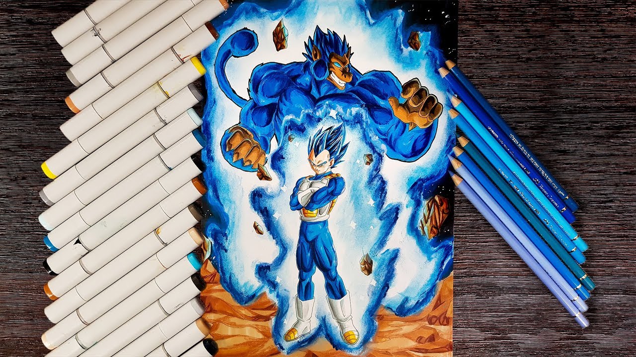 Drawing Goku Ssgss Vs Black Goku Dragonball Super By Neco Draw