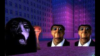 Being Hunted by OBUNGA &amp; KUCHISAKE-ONNA All Night in GMod 💀