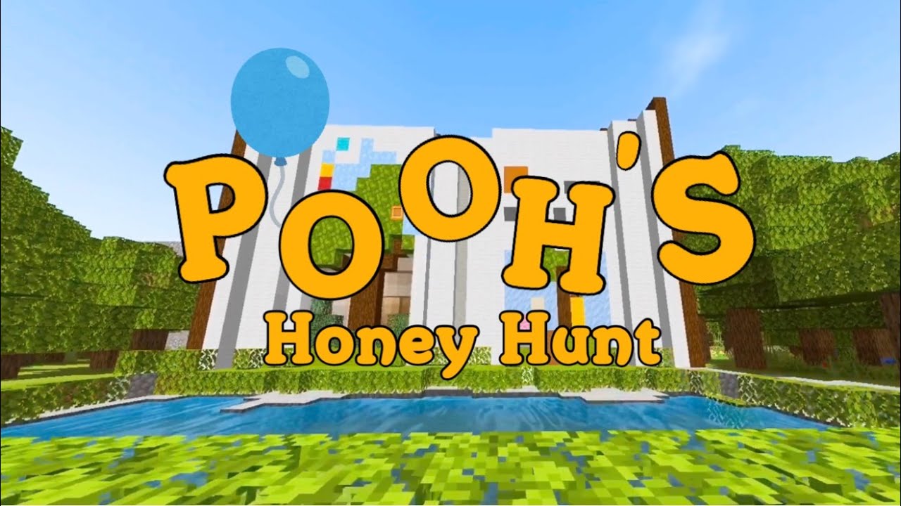 ディズニー プーさんのハニーハントを再現 マイクラpe Pooh S Honey Hunt Minecraft Youtube