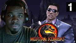 Mortal Kombat 9 Gameplay Walkthrough Part 1 - Johnny Cage - Lets Play Mortal Kombat 9