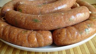 Креольские колбаски. Creol sausages. Креольские колбаски. Creol sausages.
