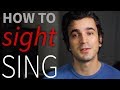 Learn how to SIGHT SING. Interactive singing lesson!