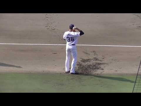 【2017東京ヤクルトスワローズ秋季キャンプ】2017/11/15廣岡 大志#36他キャッチボール