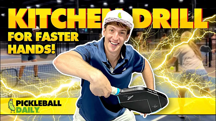 Pickleball Kitchen Drill for Fast Hands (Speed-Ups & Resets)