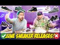 INSANE SNEAKER RELEASE FOR JUNE! COP or DROP?! (SUMMER HEATING UP)