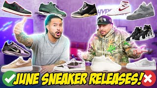 INSANE SNEAKER RELEASE FOR JUNE! COP or DROP?! (SUMMER HEATING UP)