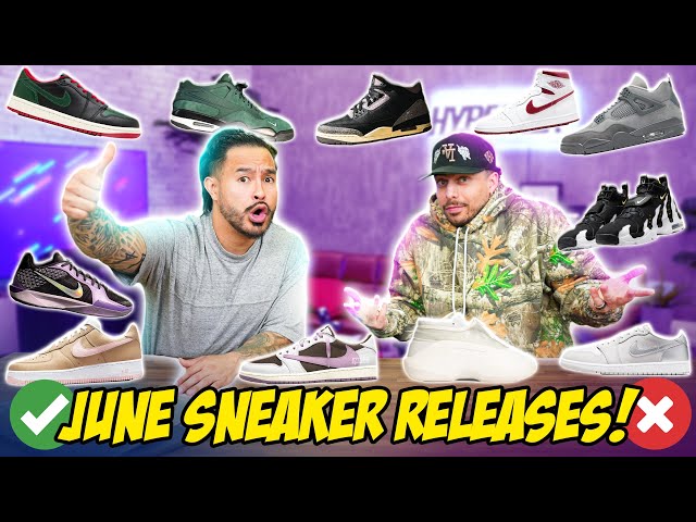 INSANE SNEAKER RELEASE FOR JUNE! COP or DROP?! (SUMMER HEATING UP) class=