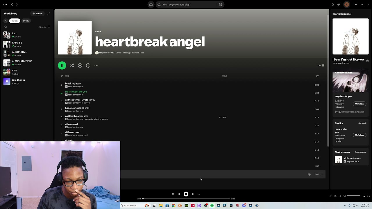 requiem for you heartbreak angle Album Reaction