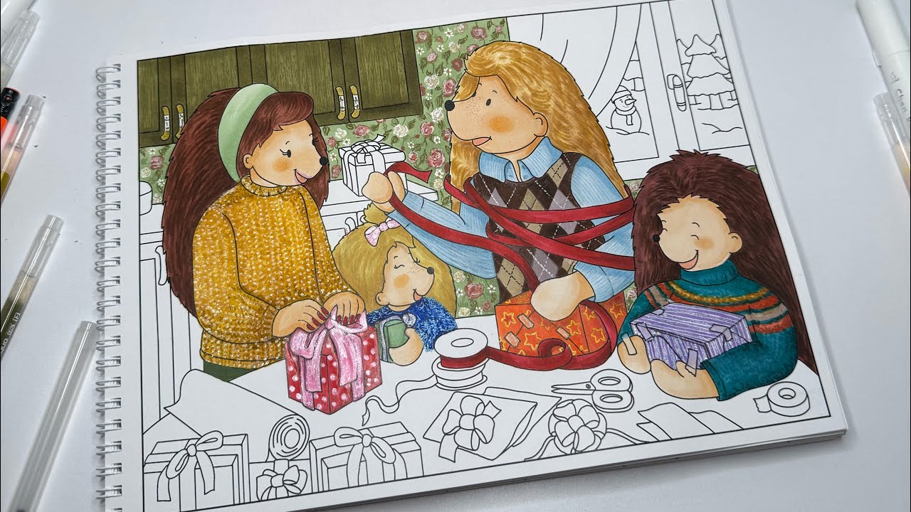 Coloriamo insieme 🦔 Beliart LIVE – L’inverno dei riccci - “Regali”(parte 4)