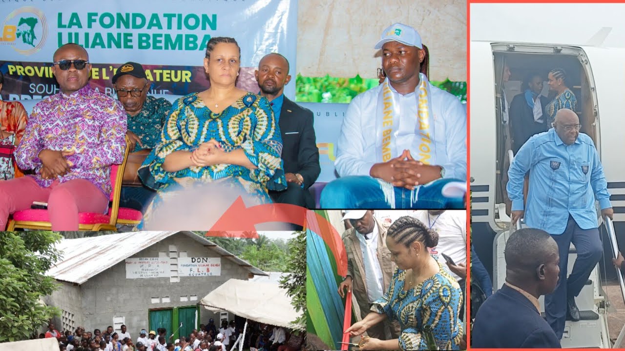 🔥Le couple jp bemba remet un bâtiment aux pygmées à mbaka en présence de moïse bomana