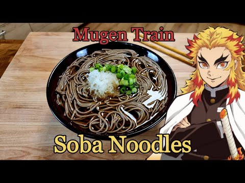 Rengoku Soba Noodles from Mugen Train 🔥🍜 #rengoku #soba #demonslayer #shorts