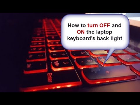 How to Turn OFF and ON the Laptop Keyboard's backLight ( Dell Latitudes E6520) for beginner #MrShari