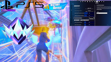 PS5 Chapter 6 UNREAL Reload Ranked Gameplay + BEST Controller Settings For Fortnite 🎯 [4K 120FPS]