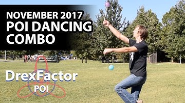 Beginner Poi Dancing Combo: Choreography tutorial for November 2017