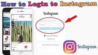 How to Login to Instagram Account in Laptop | Log In to Instagram Using Web Browser-Instagram Login