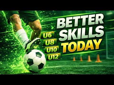 10 Ball Mastery Soccer Drills for Kids U6 U8 U10 U12