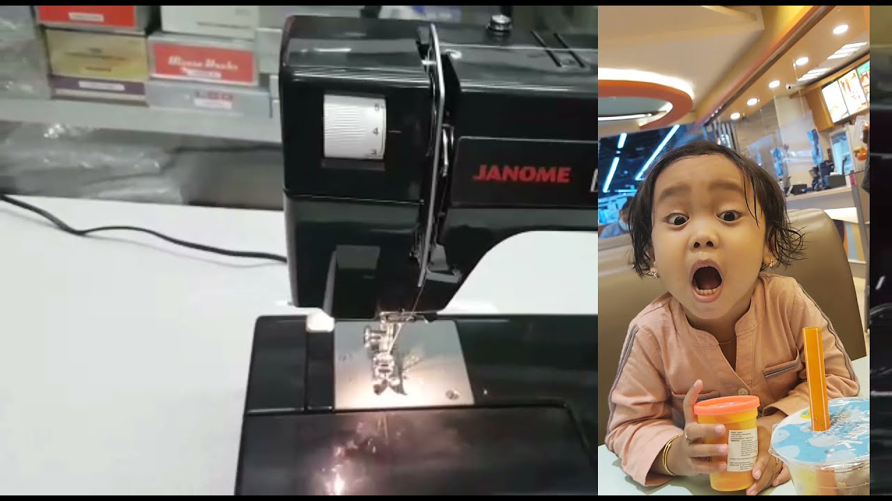 cara pasang benang benang mesin jahit janome hd1000 BE (part 2)