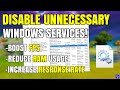 Disable Unnecessary Windows Services for 128% Faster Gaming Performance (UPDATED!)