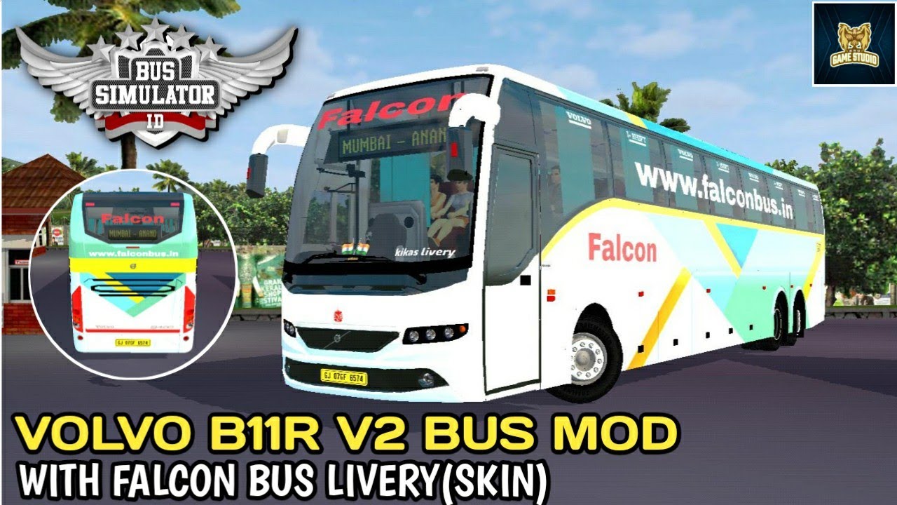 🔴🔵Download FALCON TRAVELS Volvo B11R V2 BUS MOD for Bus
