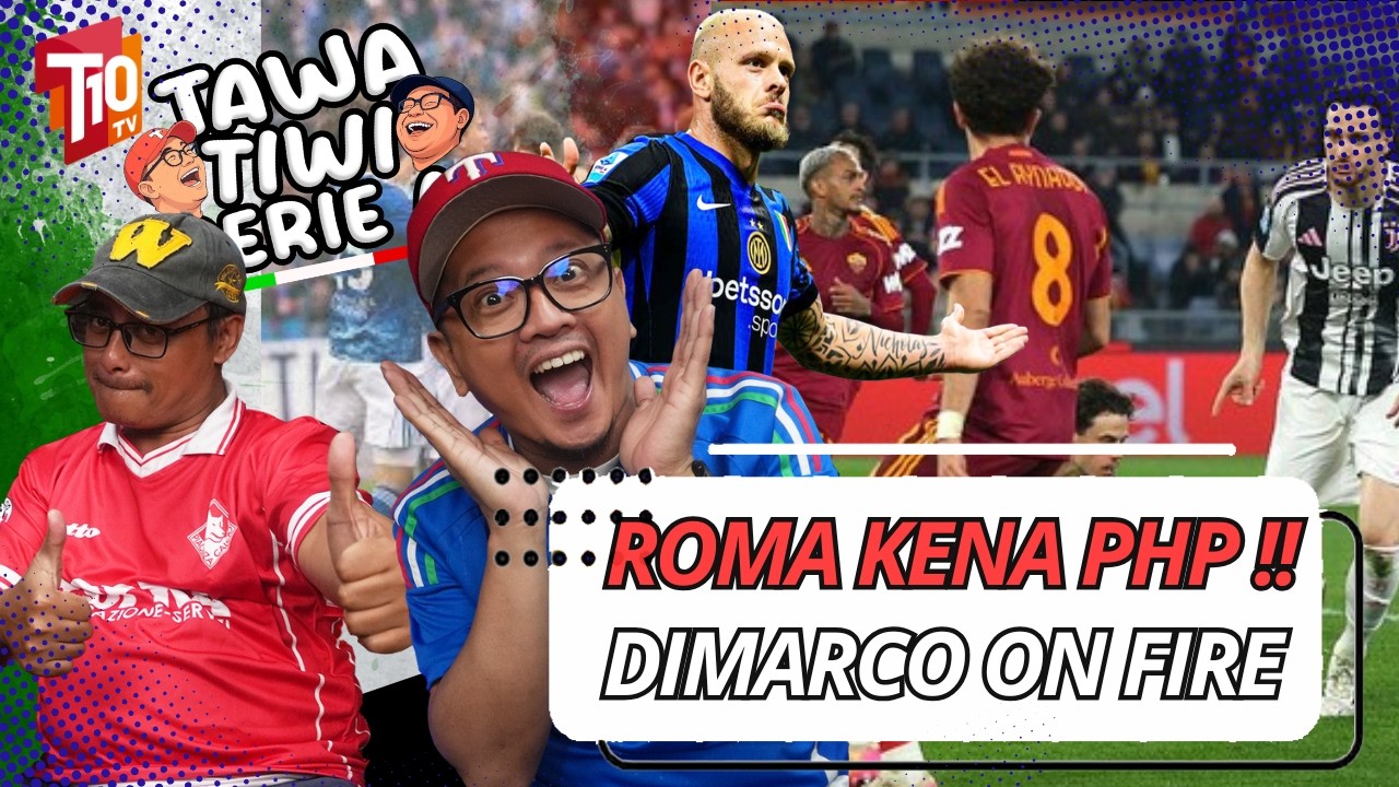 Giornata 27 : Roma Gagal Menang, Inter Milan masih dingin di pucuk | Prediksi Giornata 28