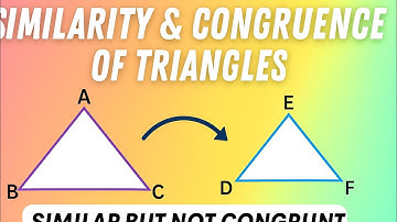 In ∆ABC and ∆DEF angle B = angle E , angle F = angle C and AB =3DE .The two triangles are ...