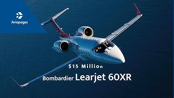 Bombardier Learjet 60XR private jet review. $15 million jet