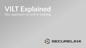 Virtual Instructor Led Training Explained