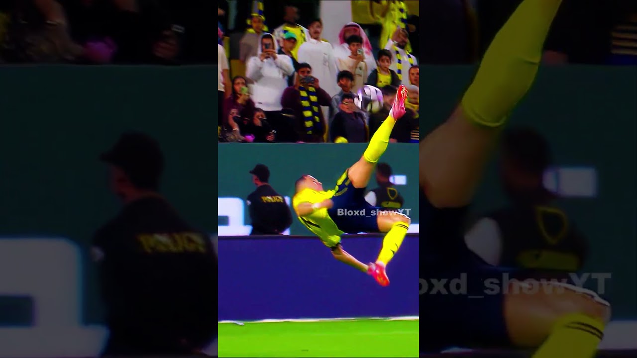 That Bicycle Kick Though 💯 #ronaldo #football #shorts