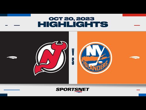 NHL Highlights | Devils vs. Islanders - October 20, 2023