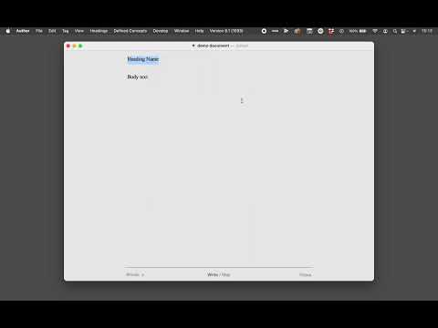 Very Basic Introduction to Author