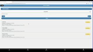 Viewing the Route Schedule on the Mobile App