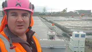 Improving concrete curing times and quality, while providing an anti-dusting from day one