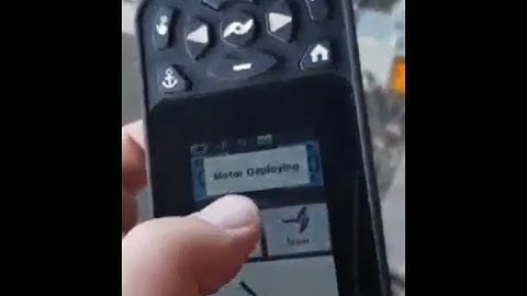 Minn Kota Ulterra Motor Paused Issue...