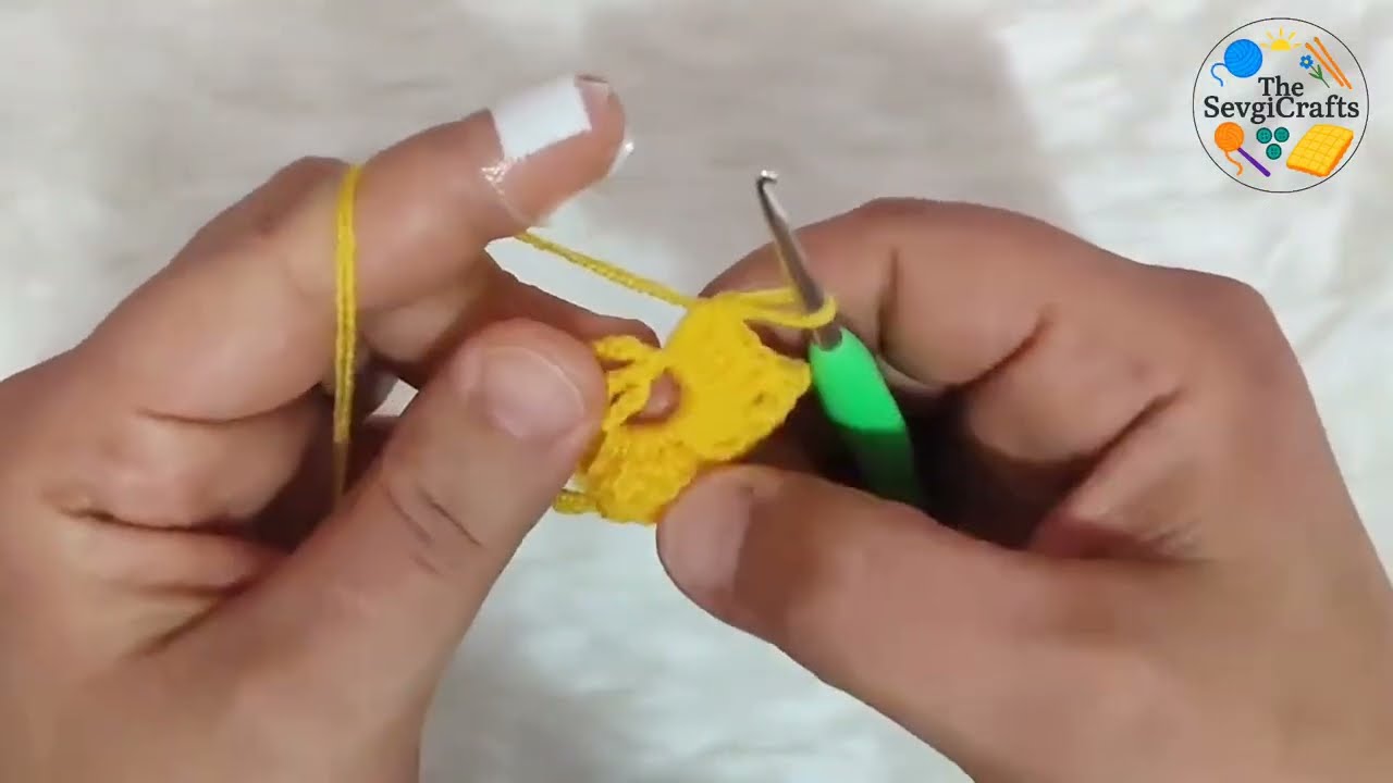 Gelin Örgülerimizi Süsleyelim😍Crochet Windmill Flower 🌸 Easy & Elegant Pattern | ✨