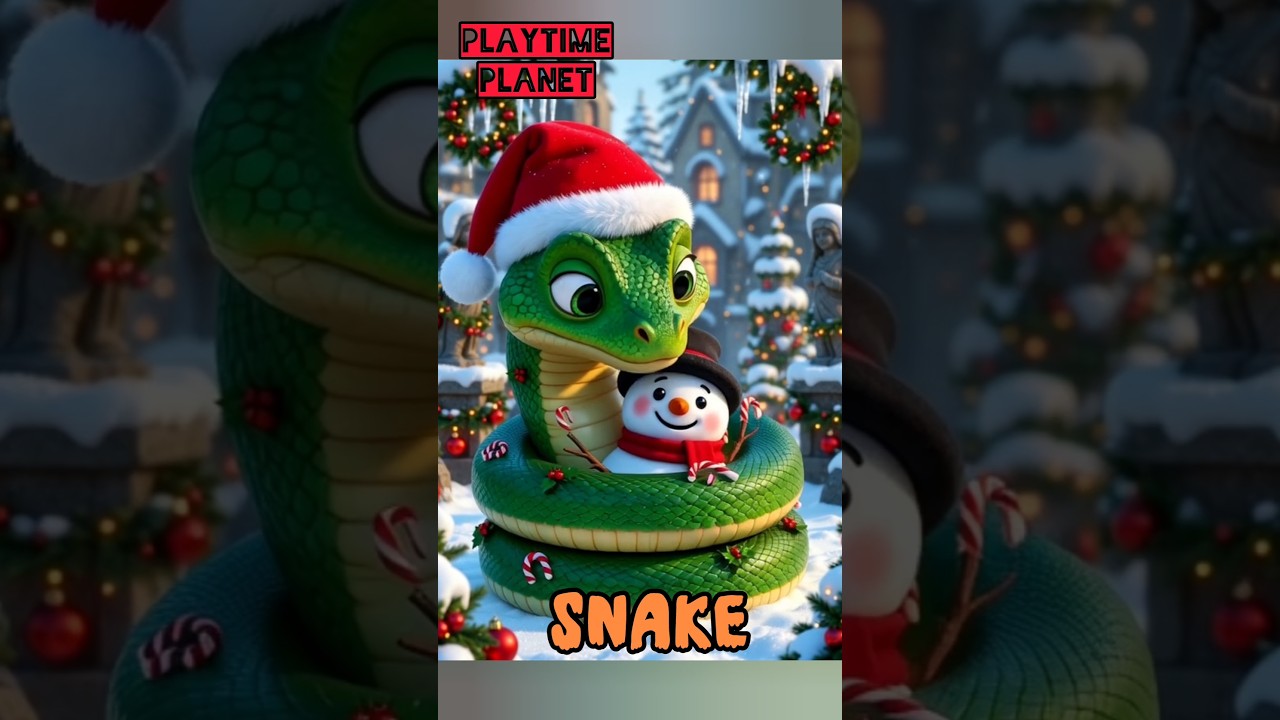 Christmas Safari Animal Song | Fun Animal Sounds Song for Kids & Toddlers