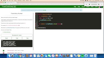FreeCodeCamp: Factorialize A Number