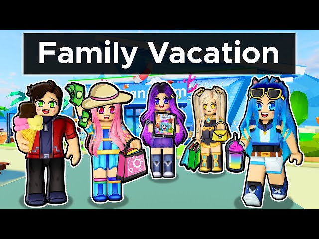 Our FAMILY VACATION in Roblox Livetopia! class=