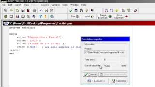 Pascal Write y Writeln Profile